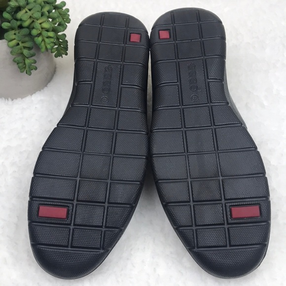 Ecco Blk Leather MaryJanes SZ 40/9-9.5 - Picture 6 of 8